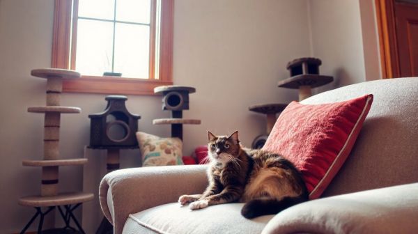 Choisir l'arbre à chat parfait pour confort et sécurité
